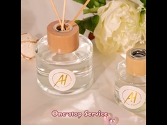 Άρωμα Γυάλινο Μπουκάλι Reed Diffuser Private Label 100ml με χρυσό μεταλλικό καπάκι