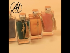 Άρωμα Γυάλινο Μπουκάλι Reed Diffuser Private Label 100ml με χρυσό μεταλλικό καπάκι