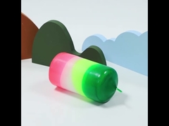 Lemon Verbena Pillar Rainbow Candle For Decoration Aroma Home