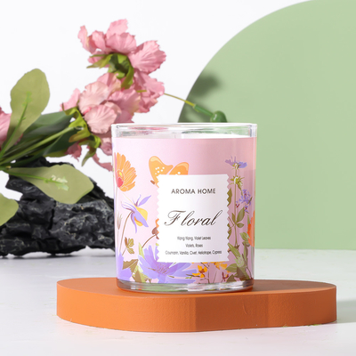 Private Label Γυαλιά Αρωματοθεραπείας Πολυτελές Αρωματικό Κερί Σόγιας 220G 8x9cm