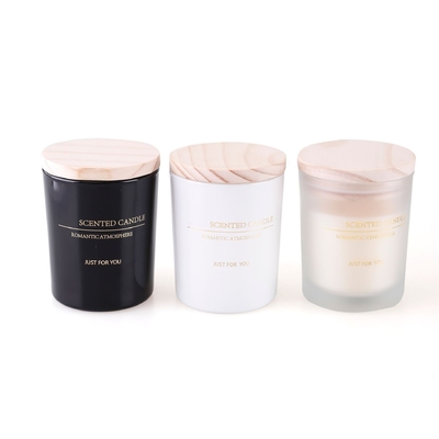 Χονδρικά κεριά κεριών σόγιας πολυτέλειας Scented με το ξύλινο κιβώτιο δώρων καπακιών