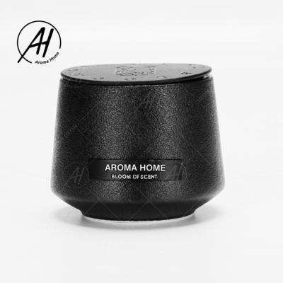 Τα προσαρμοσμένα Scented σκάφη κεριών τσιμεντάρουν τα συγκεκριμένα μαύρα βάζα για τα κεριά