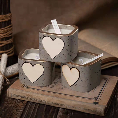 Teakwood Scented όλο το φυσικό κερί μασάζ κεριών σόγιας Votive