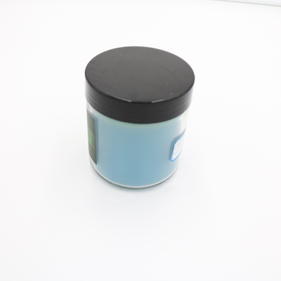 Scented κερί βάζων εγχώριου θεραπευτικό μπλε γυαλιού αρώματος 3 Oz για Aromatherapy
