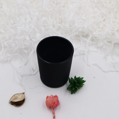 Κενά μαύρα Votive φλυτζάνια 6.2x7.3 κατόχων κεριών Tealight γυαλιού για την εκκλησία
