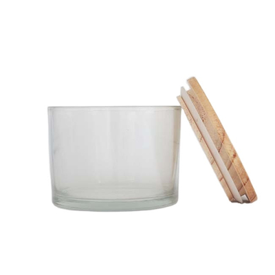 Διακόσμηση 11x8 φλυτζανιών κεριών Tealight εγχώριου σαφής γυαλιού αρώματος για τα κεντρικά τεμάχια