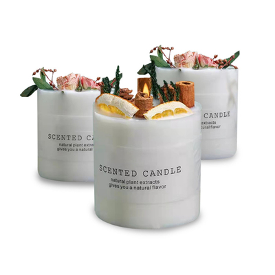 Msds σόγιας Scented πετάλων σύνολα 5oz δώρων κεριών λουλουδιών Aromatherapy ξηρά