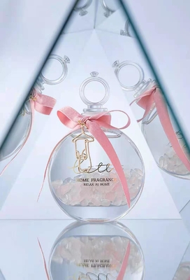 Scented διασκορπιστής 100ml καλάμων αρώματος Peony γκρέιπφρουτ με τις ζωηρόχρωμες πέτρες