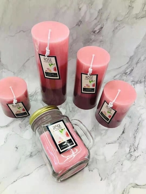 Scented κεριά στυλοβατών κεριών σόγιας 3.5oz 4.5oz χειροποίητα για την ανακούφιση πίεσης