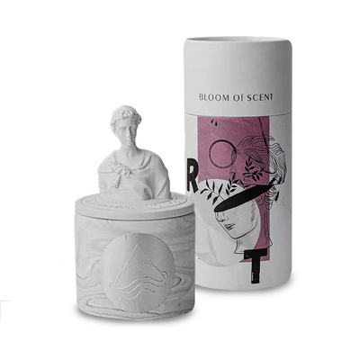 Πιπερόριζα και πορτοκαλί Scented κερί τυπωμένο συνήθεια 65g Gardenia αρώματος κεριών σόγιας εγχώριο