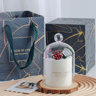 Κερί άσπρο 270g Aromatherapy συνήθειας βάζων γυαλιού γαμήλιων γενεθλίων