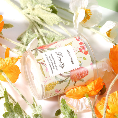 Private Label Γυαλιά Αρωματοθεραπείας Πολυτελές Αρωματικό Κερί Σόγιας 220G 8x9cm