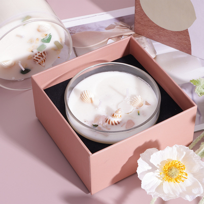Πολυτέλειας ιδιωτικό ετικετών βάζο κεριών Aromatherapy κεριών γυαλιού Scented για το σπίτι