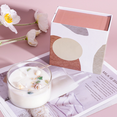 Πολυτέλειας ιδιωτικό ετικετών βάζο κεριών Aromatherapy κεριών γυαλιού Scented για το σπίτι