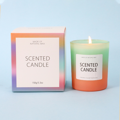 ΑΡΩΜΑΤΟΣ της ΕΓΧΩΡΙΑΣ Κίνας ΗΠΑ ασβεστίου Scented κερί βάζων γυαλιού κλίσης αποθηκών εμπορευμάτων παγωμένο 5oz με το κιβώτιο δώρων