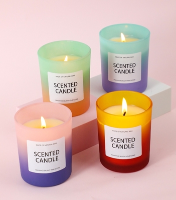 ΑΡΩΜΑΤΟΣ της ΕΓΧΩΡΙΑΣ Κίνας ΗΠΑ ασβεστίου Scented κερί βάζων γυαλιού κλίσης αποθηκών εμπορευμάτων παγωμένο 5oz με το κιβώτιο δώρων