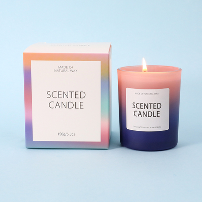 ΑΡΩΜΑΤΟΣ της ΕΓΧΩΡΙΑΣ Κίνας ΗΠΑ ασβεστίου Scented κερί βάζων γυαλιού κλίσης αποθηκών εμπορευμάτων παγωμένο 5oz με το κιβώτιο δώρων