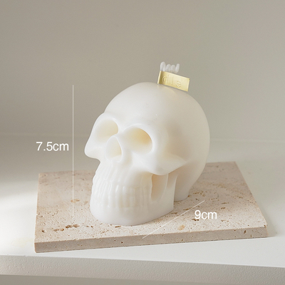 Αποθεμάτων ρόδινα μαύρα Nude άσπρα Scented Skulled Χριστουγέννων πωλήσεων εργοστασίων στα άμεσα κεριά μορφής αποκριών για το δώρο αποκριών