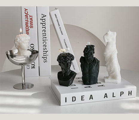 ΑΡΩΜΑΤΟΣ ΕΓΧΩΡΙΑΣ ρομαντικά αγάπης Scented κεριών του Δαβίδ Venus Laocoon ανθρώπινου σώματος γλυπτών σόγιας δώρα γενεθλίων κεριών κεριών Scented