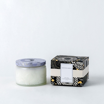 Aromatherapy μυρωδιάς δώρων καθορισμένη αποτυπωμένη σε ανάγλυφο σόγια ιδιωτική ετικέτα κεριών σχεδίων πνευματική