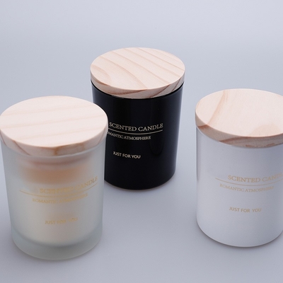 Χονδρικά κεριά κεριών σόγιας πολυτέλειας Scented με το ξύλινο κιβώτιο δώρων καπακιών