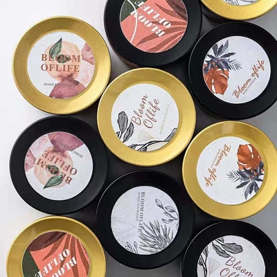 Καθορισμένο 100% κεριών βάζων ντεκόρ Scented κερί 5pcs/Set κασσίτερου ταξιδιού κεριών σόγιας δώρων