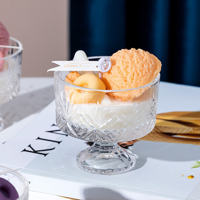 Σόγιας κεριών Scented κεριά παγωτού ετικετών 140g κεριών Scented μικρά ιδιωτικά στο κιβώτιο