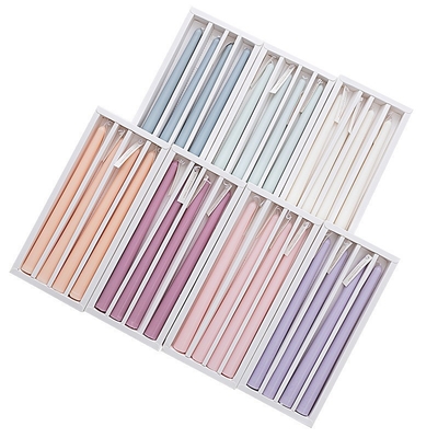 Scented μυτερό σύνολο δώρων χρώματος 4pcs κεριών κεριών σόγιας παραφίνης ραβδιών στυλοβατών