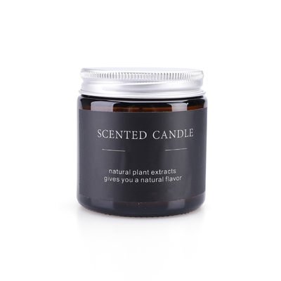 Το καφετί Scented κερί Velas πολυτέλειας Aromatherapy γυαλιού ανθίζει το κρύσταλλο θεραπείας