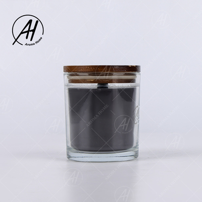 Μαύρα μοναδικά Scented κεριά μυρωδιών σοκολάτας με το κιβώτιο καπακιών και δώρων