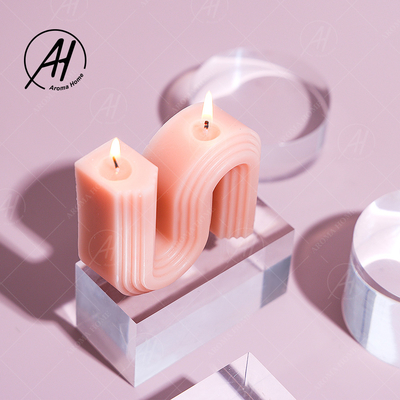 Scented κερί μορφής κεριών S σόγιας Aromatherapy πολυτέλειας Vegan χαμηλής τιμής φυσικό για το γάμο