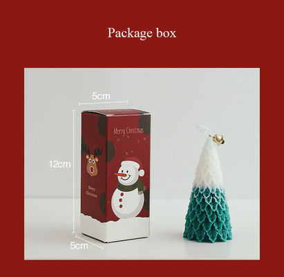Scented κερί κεριών σόγιας καινοτομίας μορφής χριστουγεννιάτικων δέντρων ΕΓΧΩΡΙΑΣ χονδρικό πολυτέλειας ΑΡΩΜΑΤΟΣ