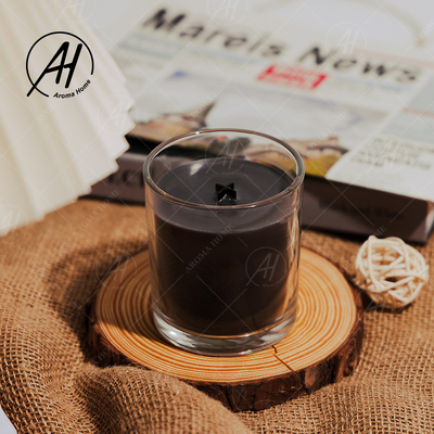 Scented κερί 8OZ αρώματος βάζων γυαλιού αρώματος σοκολάτας πολυτέλειας συνήθειας