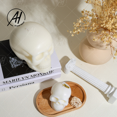 Αποκριών Scented διακοσμητικό δώρο κεριών κεριών σόγιας τεχνών πολυτέλειας διαμορφωμένο κρανίο