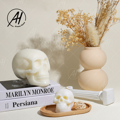 Αποκριών Scented διακοσμητικό δώρο κεριών κεριών σόγιας τεχνών πολυτέλειας διαμορφωμένο κρανίο