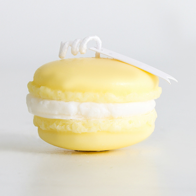 Ασφαλή μοναδικά χειροποίητα Scented κεριά Macaron με τα λεπτά χρώματα