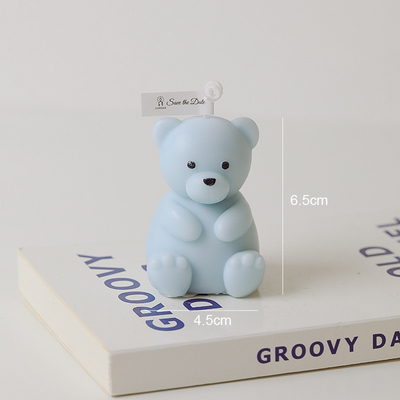 Το ΣΠΙΤΙ DIY χαριτωμένο Teddy ΑΡΩΜΑΤΟΣ αντέχει το διαμορφωμένο Scented κερί που προσαρμόζεται