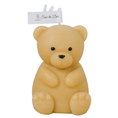 Το ΣΠΙΤΙ DIY χαριτωμένο Teddy ΑΡΩΜΑΤΟΣ αντέχει το διαμορφωμένο Scented κερί που προσαρμόζεται