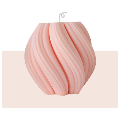 Scented κερί κεριών σόγιας μορφής δίνης εγχώριων μοναδικό αποθεμάτων αρώματος για το γαμήλιο ξενοδοχείο