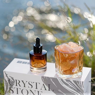 Γυάλινο βάζο 30ml 260g Κρυστάλλινα αρωματικά κεριά Συγκρότημα δώρων