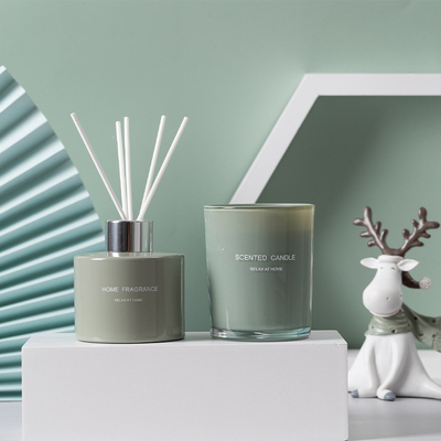 Scented δώρο εγχώριου αρώματος διασκορπιστών καλάμων κεριών μελισσοκηρού που τίθεται με τα ραβδιά 150g