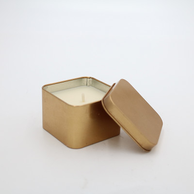 Εξατομικευμένος 5 Oz 14 Oz τετραγωνικοί κασσίτεροι επιστήμης κεριών μετάλλων για το ταξίδι