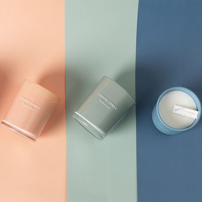 Τυπώνοντας Scented κερί γυαλιού συνήθειας κεριών σόγιας εγχώριου cOem αρώματος