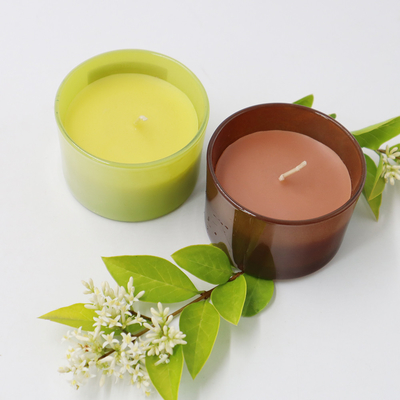 Scented καρύδα και ασβέστης 4oz εγχώριων κεριών αρώματος κεριών σόγιας cOem