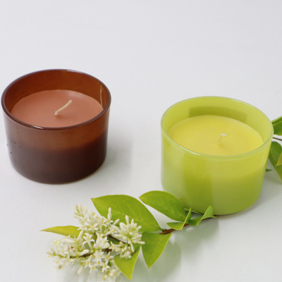 Scented καρύδα και ασβέστης 4oz εγχώριων κεριών αρώματος κεριών σόγιας cOem