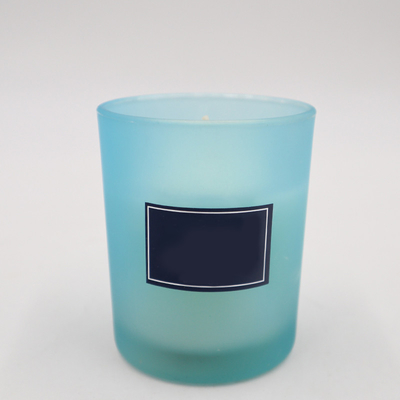 Eco φιλικό Scented κερί σόγιας Capri μπλε Lavender της Rosemary στη μυρωδιά
