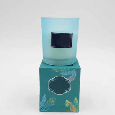 Eco φιλικό Scented κερί σόγιας Capri μπλε Lavender της Rosemary στη μυρωδιά