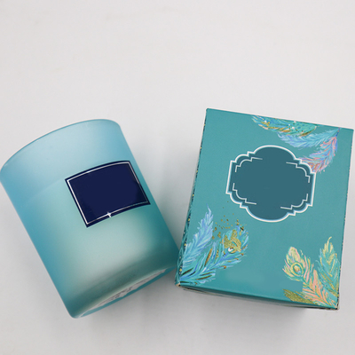 Eco φιλικό Scented κερί σόγιας Capri μπλε Lavender της Rosemary στη μυρωδιά