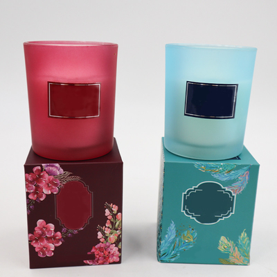 Eco φιλικό Scented κερί σόγιας Capri μπλε Lavender της Rosemary στη μυρωδιά
