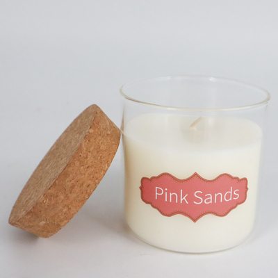 8oz Peppermint Scented κεριά κεριών ευκαλύπτων φυσικά με το καπάκι του Κορκ